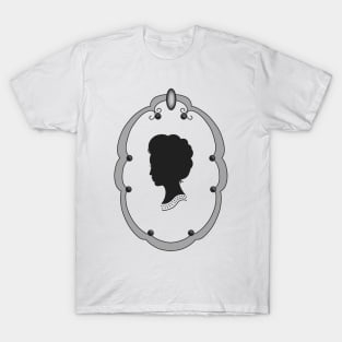 Lady cameo black T-Shirt